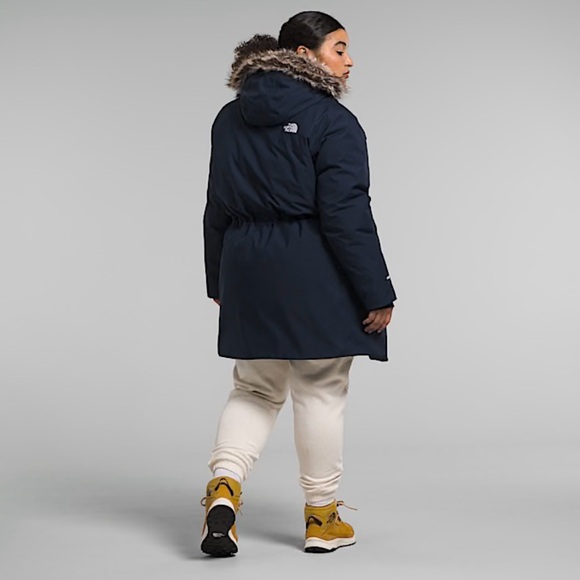 THE NORTH FACE Arctic Women's Summit Navy 600 Down Parka Coat Plus Size 2X 3X - Picture 7 of 16